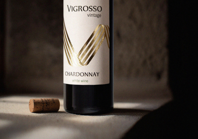 Vigrosso wine. Разработка дизайна и оформления этикетки вина